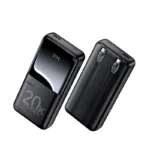 پاوربانک 22.5 وات ریمکس مدل RPP-990 ظرفیت 20000 میلی آمپر ساعت به همراه کابل USB-C و لایتنینگ