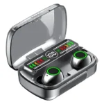 هدفون بلوتوثی مدل M100 PRO با نویز کنسلینگ فعال (ANC)، درگاه شارژ USB Type-C، دارای نشانگر LED، مقاوم در برابر رطوبت و عرق